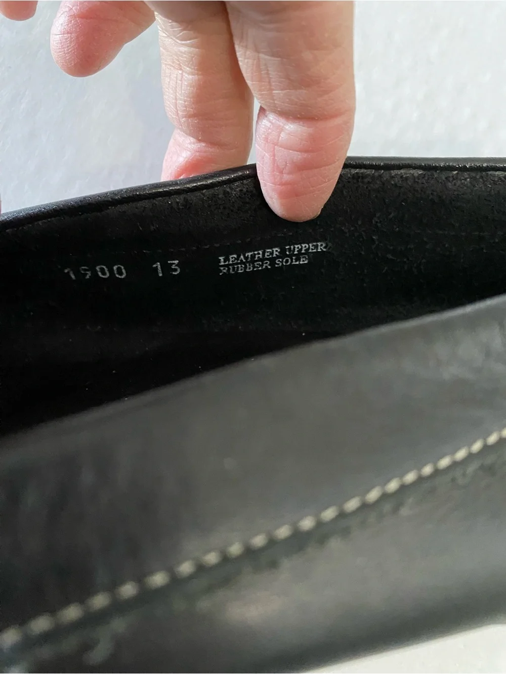 Metropolitan View Men's Black Leather Slip-On Loafers Size 13